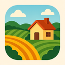 icon_agriculture_house_rounded icon preview