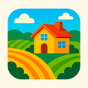 icon_agriculture_house_vibrant_colors icon preview
