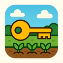 icon_agriculture_key_cartoon icon preview