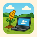 icon_agriculture_laptop_cartoon icon preview