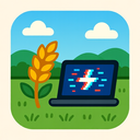 icon_agriculture_laptop_digital_glitch icon preview