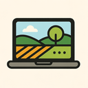 icon_agriculture_laptop_geometric icon preview