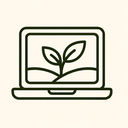 icon_agriculture_laptop_line_art icon preview