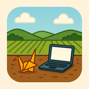 icon_agriculture_laptop_origami icon preview