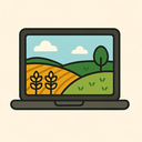 icon_agriculture_laptop_vector icon preview