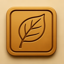 icon_agriculture_leaf_embossed icon preview