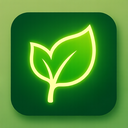 icon_agriculture_leaf_glow_effect icon preview