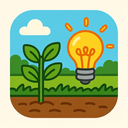 icon_agriculture_light_bulb_cartoon icon preview