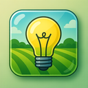 icon_agriculture_light_bulb_glassy icon preview