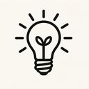 icon_agriculture_light_bulb_monochrome icon preview