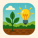 icon_agriculture_light_bulb_rounded icon preview