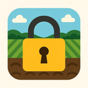 icon_agriculture_lock_flat_design icon preview