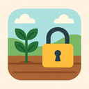 icon_agriculture_lock_flat_pastel icon preview