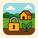 icon_agriculture_lock_organic icon preview
