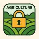 icon_agriculture_lock_organic_pattern icon preview