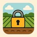 icon_agriculture_lock_symmetrical icon preview