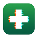 icon_agriculture_medical_cross_digital_glitch icon preview