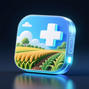 icon_agriculture_medical_cross_futuristic icon preview