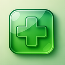 icon_agriculture_medical_cross_glassy icon preview