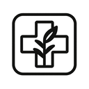 icon_agriculture_medical_cross_monochrome icon preview