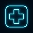 icon_agriculture_medical_cross_neon icon preview
