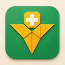 icon_agriculture_medical_cross_origami icon preview