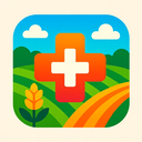 icon_agriculture_medical_cross_vibrant_colors icon preview