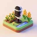 icon_agriculture_microphone_3d_isometric icon preview