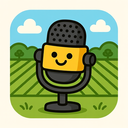 icon_agriculture_microphone_cartoon icon preview