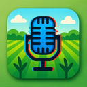 icon_agriculture_microphone_digital_glitch icon preview