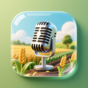 icon_agriculture_microphone_glassy icon preview
