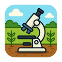 icon_agriculture_microscope_cartoon icon preview