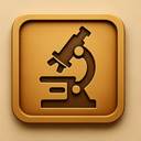icon_agriculture_microscope_embossed icon preview