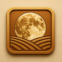 icon_agriculture_moon_embossed icon preview