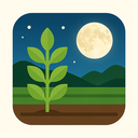 icon_agriculture_moon_flat_design icon preview