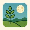 icon_agriculture_moon_simplified icon preview
