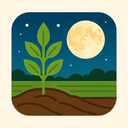 icon_agriculture_moon_vector icon preview