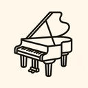 icon_agriculture_piano_minimal_outline icon preview