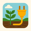 icon_agriculture_plug_flat_design icon preview