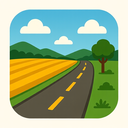 icon_agriculture_road_filled icon preview