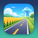 icon_agriculture_road_futuristic icon preview