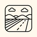 icon_agriculture_road_line_art icon preview