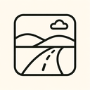 icon_agriculture_road_minimal_outline icon preview