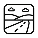 icon_agriculture_road_monochrome icon preview