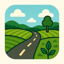 icon_agriculture_road_organic_pattern icon preview