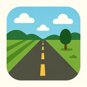 icon_agriculture_road_simplified icon preview