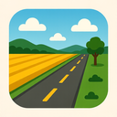 icon_agriculture_road_thin icon preview