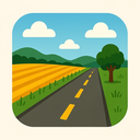 icon_agriculture_road_vector icon preview