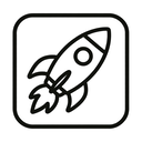 icon_agriculture_rocket_minimal_outline icon preview