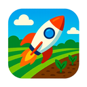 icon_agriculture_rocket_vibrant_colors icon preview
